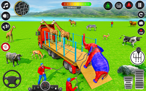 اسکرین شات بازی Animal Transports Truck Games 6