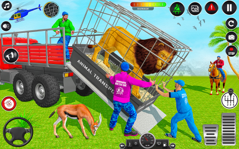 اسکرین شات بازی Animal Transports Truck Games 7