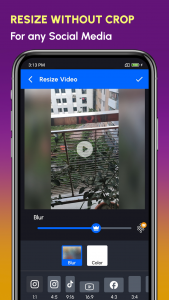 اسکرین شات 3 برنامه Resize Video, Compress & Crop