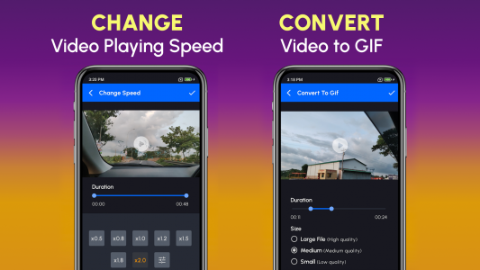 اسکرین شات 8 برنامه Resize Video, Compress & Crop