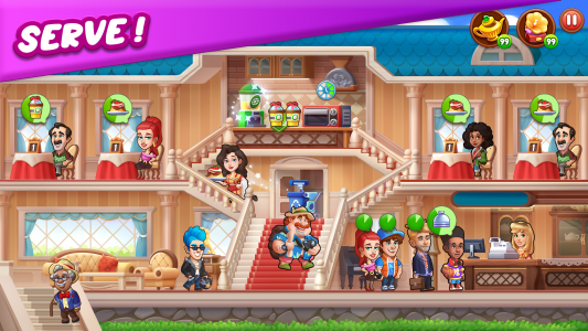 اسکرین شات بازی Restaurant Rush: Cook Tycoon 1
