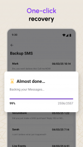 اسکرین شات 6 برنامه Recover Deleted Messages
