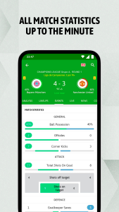 اسکرین شات 3 برنامه BeSoccer: Football Live Score
