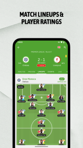 اسکرین شات 2 برنامه BeSoccer: Football Live Score