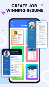 اسکرین شات برنامه CV Maker & PDF Resume Builder 1