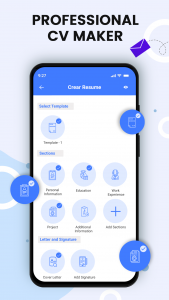 اسکرین شات برنامه CV Maker & PDF Resume Builder 6