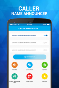 اسکرین شات برنامه Caller Name Announcer - Read text Message 2
