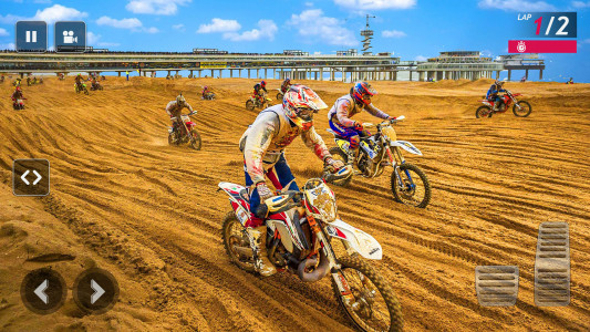 اسکرین شات بازی Dirt Bike Race Motocross Games 3