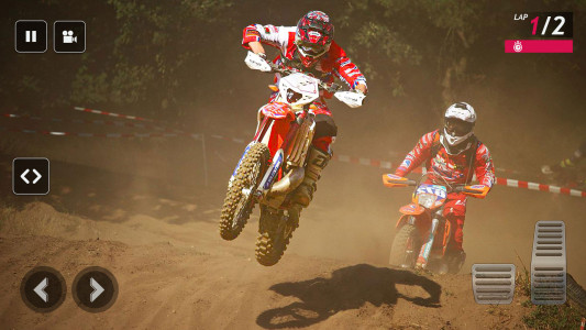 اسکرین شات بازی Dirt Bike Race Motocross Games 1