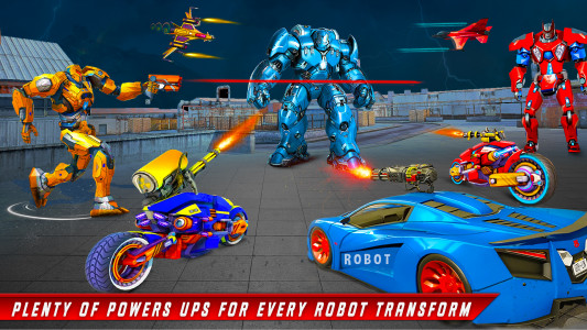 اسکرین شات بازی Robot Transform-Robot Car Game 2