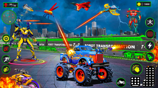 اسکرین شات 1 بازی Robot Transform-Robot Car Game