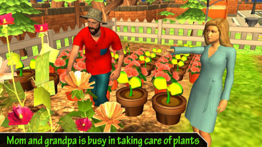 اسکرین شات بازی Grandpa Home Garden Family Game 3