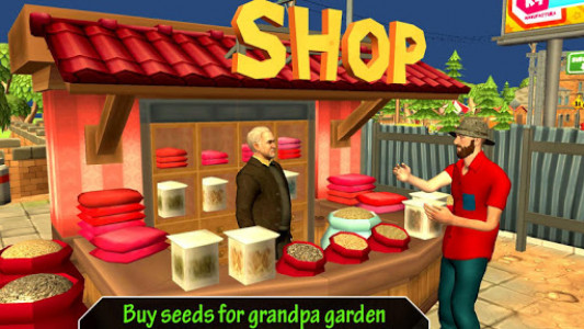 اسکرین شات بازی Grandpa Home Garden Family Game 1