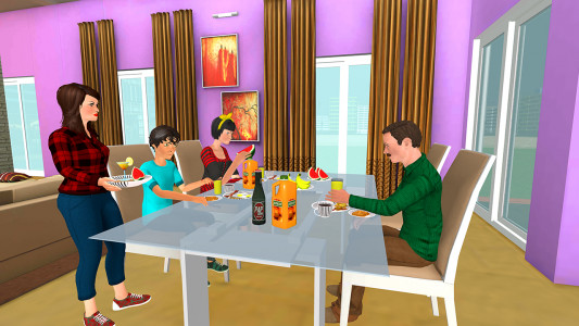 اسکرین شات بازی Working Mom Paper Girl: Virtual Mother Family Game 3