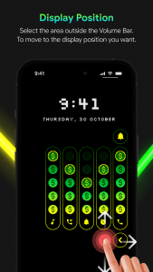 اسکرین شات 5 برنامه Neon LED Volume - Volume Style