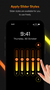 اسکرین شات 4 برنامه Neon LED Volume - Volume Style