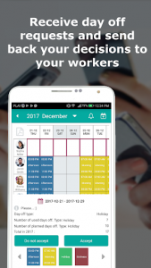 اسکرین شات برنامه Work time tracking, work schedule - Worker 24 5