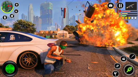اسکرین شات برنامه Crime Car City Gangster Games 2