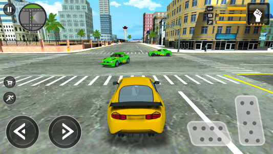 اسکرین شات برنامه Crime Car City Gangster Games 3