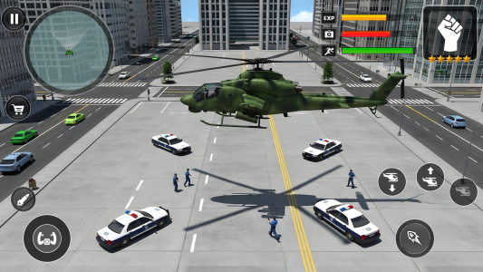 اسکرین شات 2 برنامه Crime Car City Gangster Games