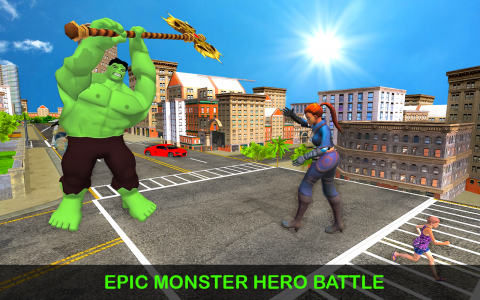 اسکرین شات برنامه Incredible Monster Hero Games 3