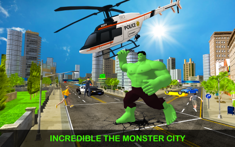 اسکرین شات برنامه Incredible Monster Hero Games 1