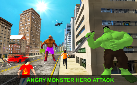 اسکرین شات برنامه Incredible Monster Hero Games 4