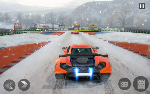 اسکرین شات برنامه Snow Driving Car Racing Games 3