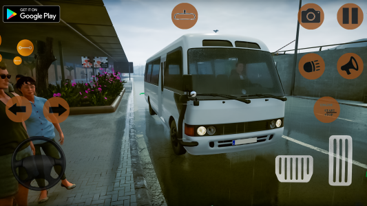 اسکرین شات بازی Minibus Simulator City Bus 3
