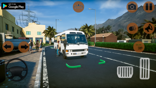 اسکرین شات بازی Minibus Simulator City Bus 2