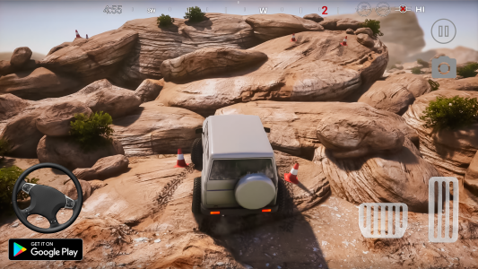 اسکرین شات بازی Offroad Prado 4x4 Parking Game 1