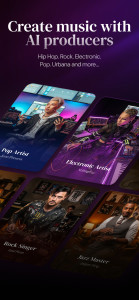 اسکرین شات 1 برنامه Napster - AI Music & Experts