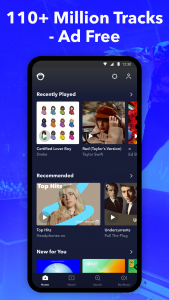 اسکرین شات برنامه Napster Music 2