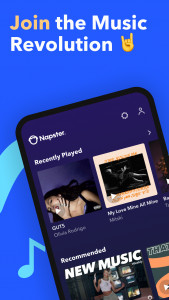اسکرین شات برنامه Napster Music 1