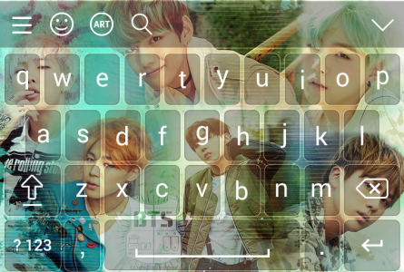 اسکرین شات برنامه BTS Keyboard 2
