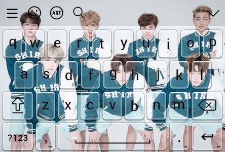 اسکرین شات برنامه BTS Keyboard 3
