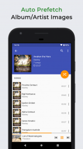 اسکرین شات برنامه Omnia Music Player 5