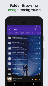 اسکرین شات برنامه Omnia Music Player 4