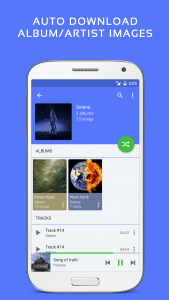 اسکرین شات برنامه Pulsar Music Player 4