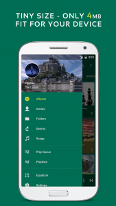 اسکرین شات برنامه Pulsar Music Player 3