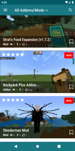 اسکرین شات برنامه Addons & Mods for Minecraft 3