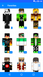 اسکرین شات 1 برنامه Boys Skins for Craftsman, MCPE