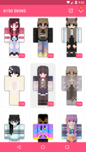 اسکرین شات 8 برنامه Girls Skins for Minecraft