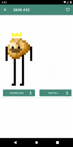اسکرین شات 1 برنامه 2D Skins for Minecraft