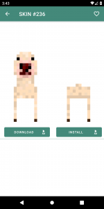 اسکرین شات برنامه 2D Skins for Minecraft 7