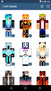 اسکرین شات برنامه Skins for Minecraft 1