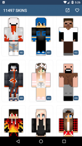 اسکرین شات برنامه Skins for Minecraft 2