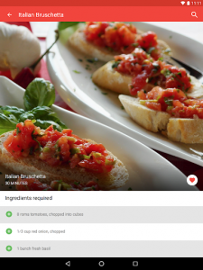 اسکرین شات برنامه Italian Recipes - Cookbook 6