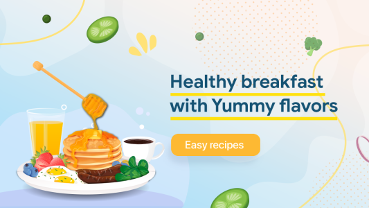 اسکرین شات 1 برنامه Breakfast Recipes App