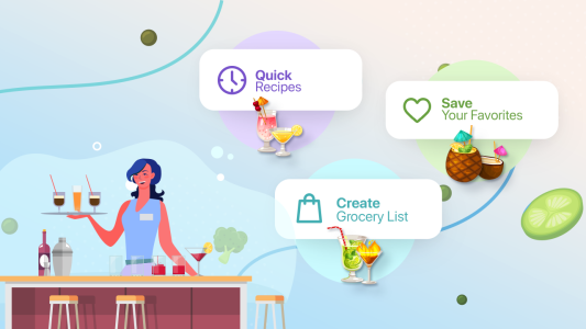 اسکرین شات 2 برنامه Cocktail Recipes & Mixer Guide